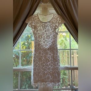 Lulu’s Romance Language White Backless Lace Dress